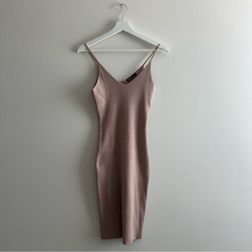 Tan Sleeveless Dress